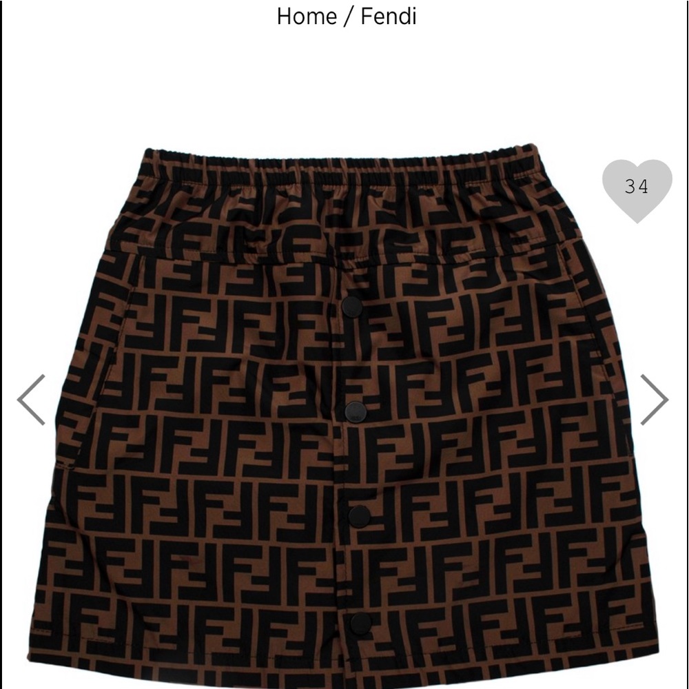 Fendi Printed skirt